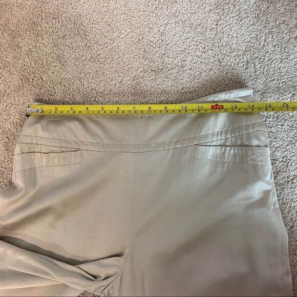 Donna Karan black label Ivory cream satin pants - Picture 8 of 12